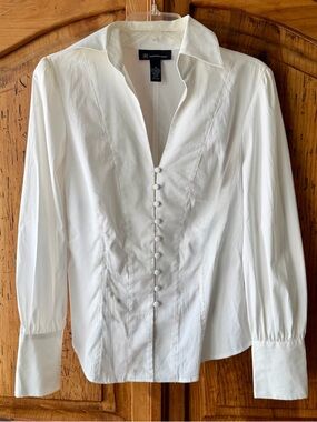 Button and Fitted Women's Blouse